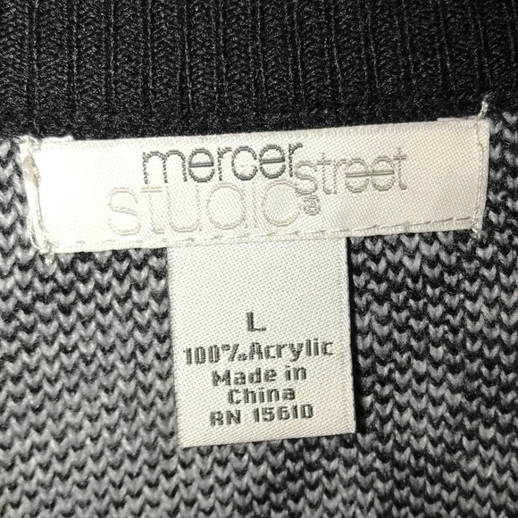 Black/Gray Cardigan - Picture 5 of 5